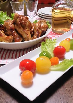 カラフルミニトマトのキャロブシロップ漬け-レシピのメイン写真