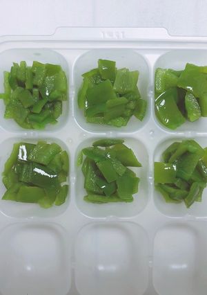 【離乳食 中期・後期】ピーマン-レシピのメイン写真