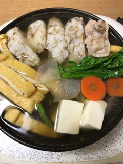 腸まで届くバーリーマックス入きりたんぽ鍋-レシピのメイン写真