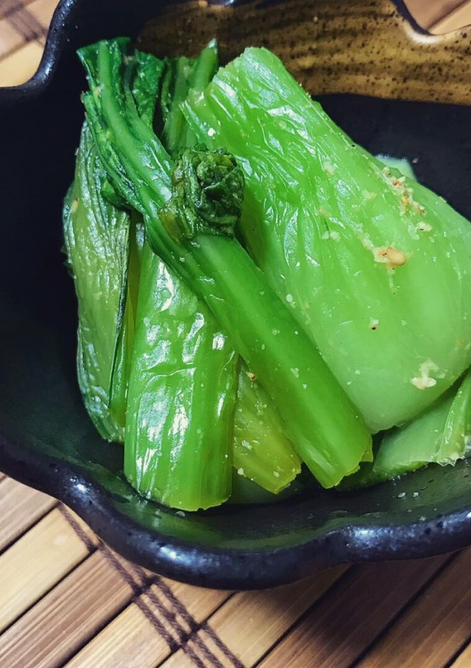 簡単！レンジで青梗菜の生姜お浸し♪-レシピのメイン写真