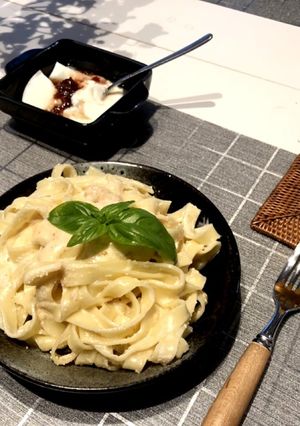 カンタン♪明太子のクリームソースパスタ-レシピのメイン写真