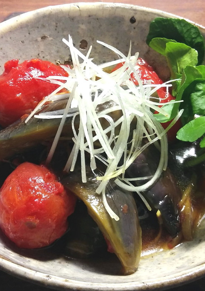 茄子とトマトの揚げ浸し-レシピのメイン写真