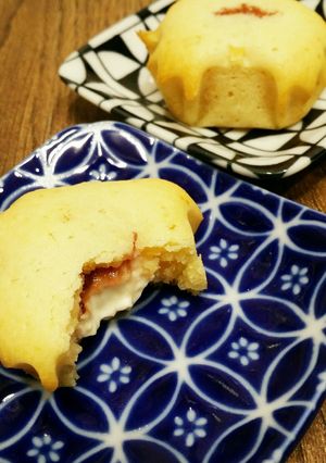イチゴとクリームチーズのカップケーキ-レシピのメイン写真