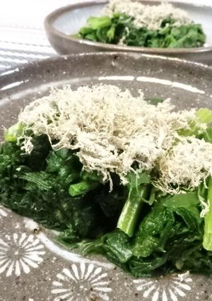 減塩・美味、お浸しにとろろ昆布-レシピのメイン写真