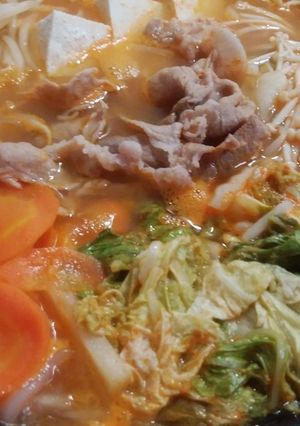 子どもも食べられるキムチ鍋-レシピのメイン写真