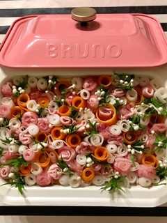 花畑鍋 花畑 お鍋 鍋 豚鍋 綺麗-レシピのメイン写真