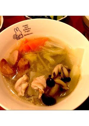ウインナーが美味しい鶏塩スープ-レシピのメイン写真