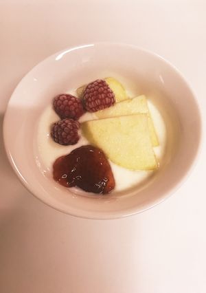 ❁林檎とラズベリーとジャムのヨーグルト❁-レシピのメイン写真
