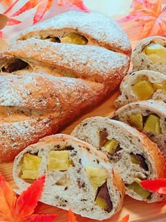 ホクホク♡さつま芋と胡麻のフランスパン-レシピのメイン写真