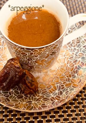 デーツで♡ホットカフェオレ♫-レシピのメイン写真