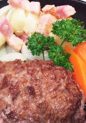 輸入牛バラ薄切りが柔ビーフステーキ風に-レシピのメイン写真