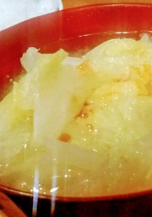 くたくた白菜のごまみそスープ-レシピのメイン写真