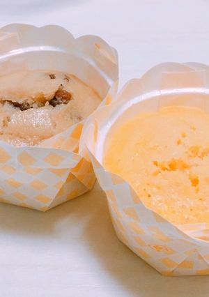 小麦・卵・乳不使用 黒糖レーズン蒸しパン-レシピのメイン写真