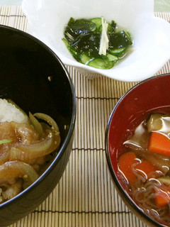 豚丼(健康食)-レシピのメイン写真