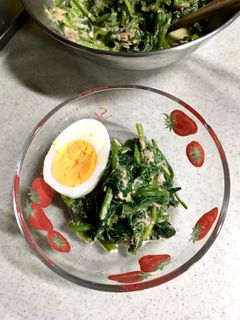 簡単♩モリモリ食べれる ほうれん草サラダ-レシピのメイン写真