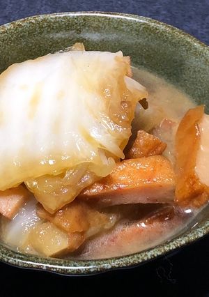 白菜と天ぷらの煮物-レシピのメイン写真