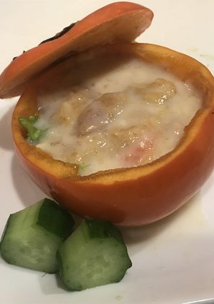 柿のミルクポット-レシピのメイン写真