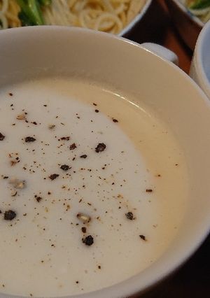 野沢菜のかぶで簡単ポタージュ♪-レシピのメイン写真