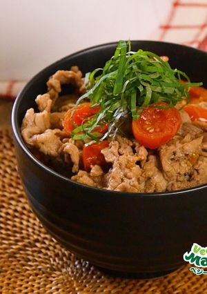 トマト牛丼-レシピのメイン写真