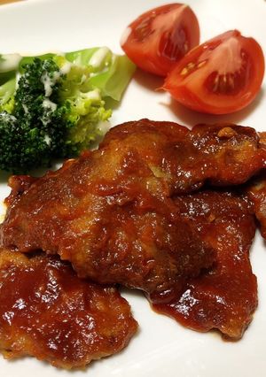 ポークケチャップ-レシピのメイン写真