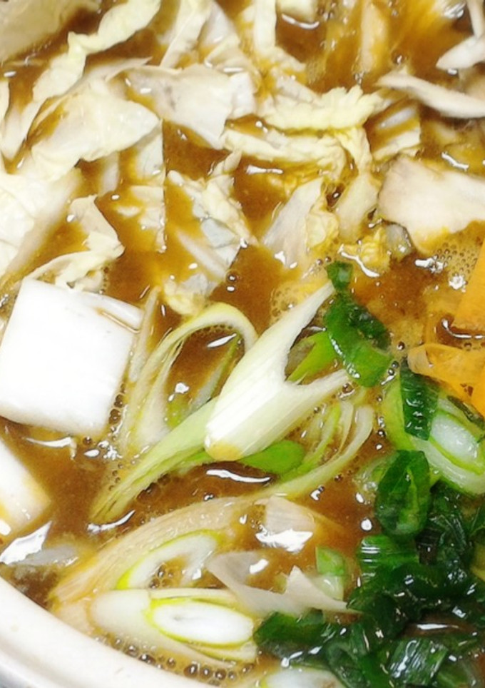 サバ缶のだし汁たっぷり♪旨味の豚カレー鍋-レシピのメイン写真