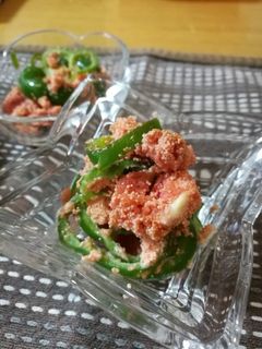 たらこピーマンのマヨ炒め-レシピのメイン写真