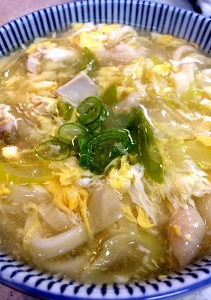 鶏肉と卵で＊けいらんあんかけうどん＊-レシピのメイン写真