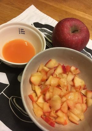 蜂蜜風味のアップルフィリング＆ソース☆-レシピのメイン写真