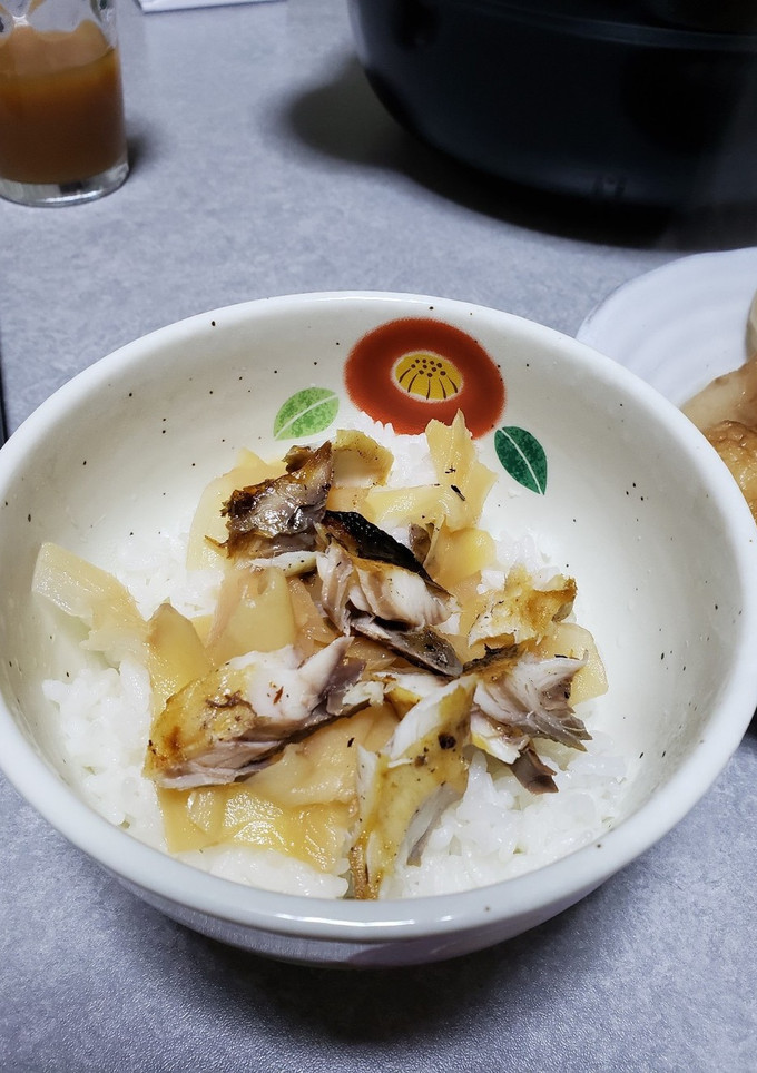焼き鯖とがりのご飯-レシピのメイン写真