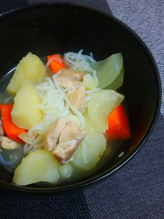 中華風☆鶏肉の肉じゃが-レシピのメイン写真