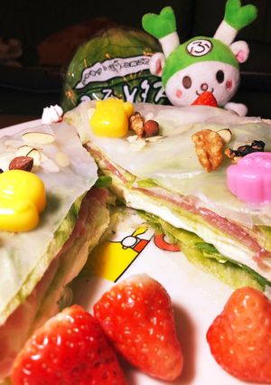 世界初〜ライスサンド・Xmas_Ꮩer-レシピのメイン写真