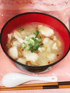 鶏むね肉となめこのみぞれうどん-レシピのメイン写真