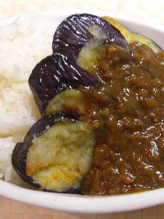 揚げナスのひき肉カレー-レシピのメイン写真