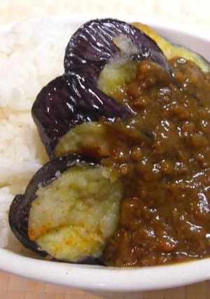 揚げナスのひき肉カレー-レシピのメイン写真