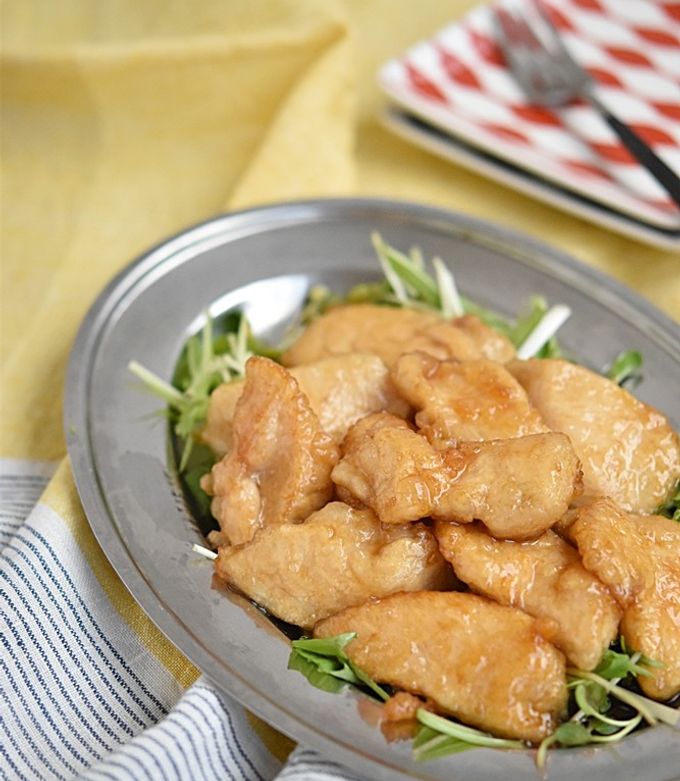 鶏むね肉の甘酢照り焼き【冷凍・作り置き】 by 鈴木美鈴