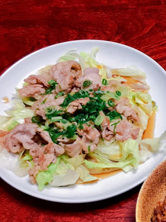 豚肉とレタスのポン酢和え-レシピのメイン写真