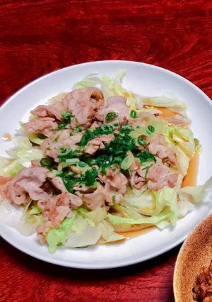 豚肉とレタスのポン酢和え-レシピのメイン写真