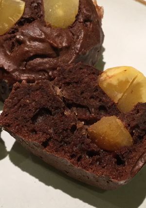 米粉★栗とココアのケーキ♪-レシピのメイン写真
