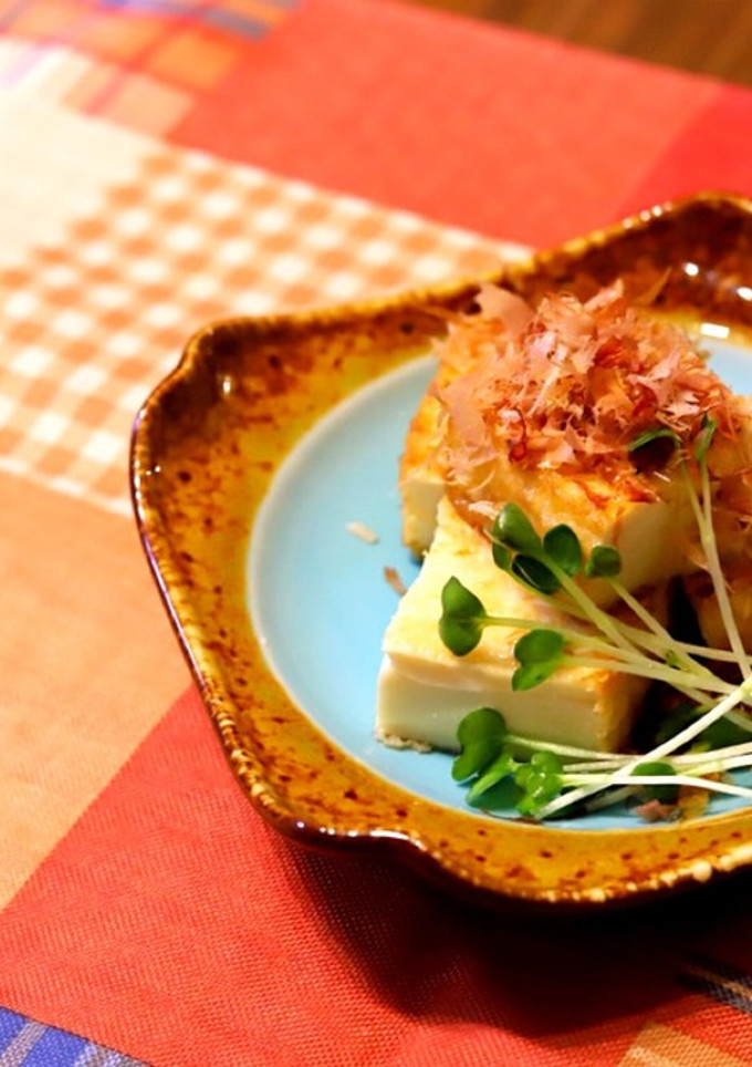 【5分で1品】焼き厚揚げ（揚げ出し風）-レシピのメイン写真