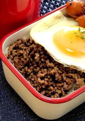 美味しすぎる♬ ステーキスパイスそぼろ♡-レシピのメイン写真