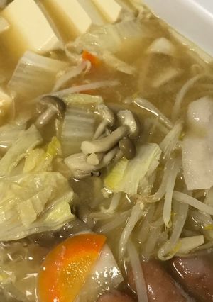 味噌ちゃんこ鍋で子供大好きシメはラーメン-レシピのメイン写真