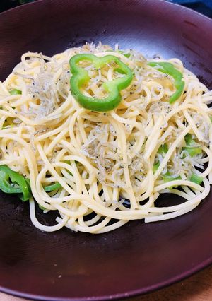 ジャコとピーマンのパスタ-レシピのメイン写真