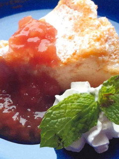 トマトヨーグルトケーキ トマトソース添え-レシピのメイン写真