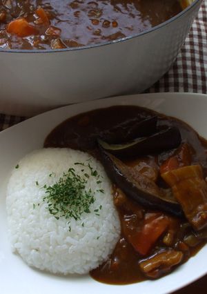 豚バラとなす・トマトのこく旨カレー-レシピのメイン写真