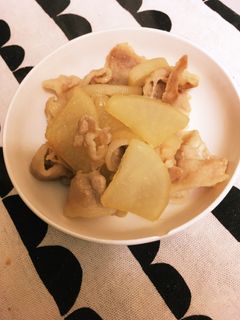 ご飯が進む!豚バラと大根の甘辛炒め☆-レシピのメイン写真