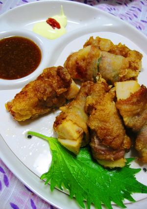 たけのこのくるりん梅シソ巻揚げ-レシピのメイン写真