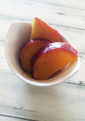 キャロラペ残り汁でサツマイモのレモン煮-レシピのメイン写真