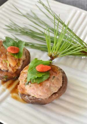 おせちにも最適！椎茸の詰め焼き♪-レシピのメイン写真