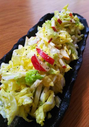 りんごと白菜のシーザーサラダ-レシピのメイン写真