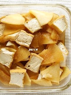 レンジで大根と厚揚げのオイスターソース煮-レシピのメイン写真